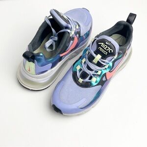 NIKE Air Max 270 React Lace Up Sneakers # CU4818-001, Size 8